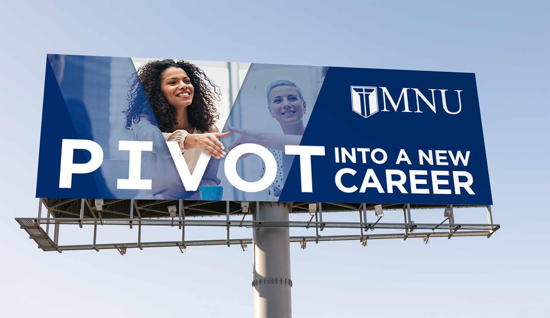 MNU - Pivot into a new career Billboard